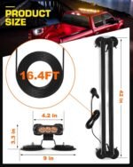 Roof Mount Strobe Light Bar 24 – Amber & White Emergency Traffic Warning Lights - Image 2