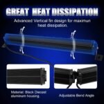 Autofeel LED Light Bar Kit – 42” + 22” + 4×4” 28,000LM 6000K Flood - Image 3