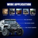 Autofeel LED Light Bar Kit – 42” + 22” + 4×4” 28,000LM 6000K Flood - Image 6
