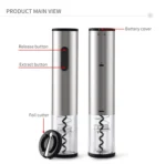 Electric Wine Bottle Opener – Automatic Cordless Corkscrew - Image 4