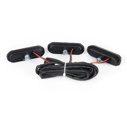 Amber LED grille light kit with wiring harness for a 2021–2023 Ford Bronco Sport