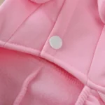 Lettered winter jumpsuit for small dogs and cats in multiple colors