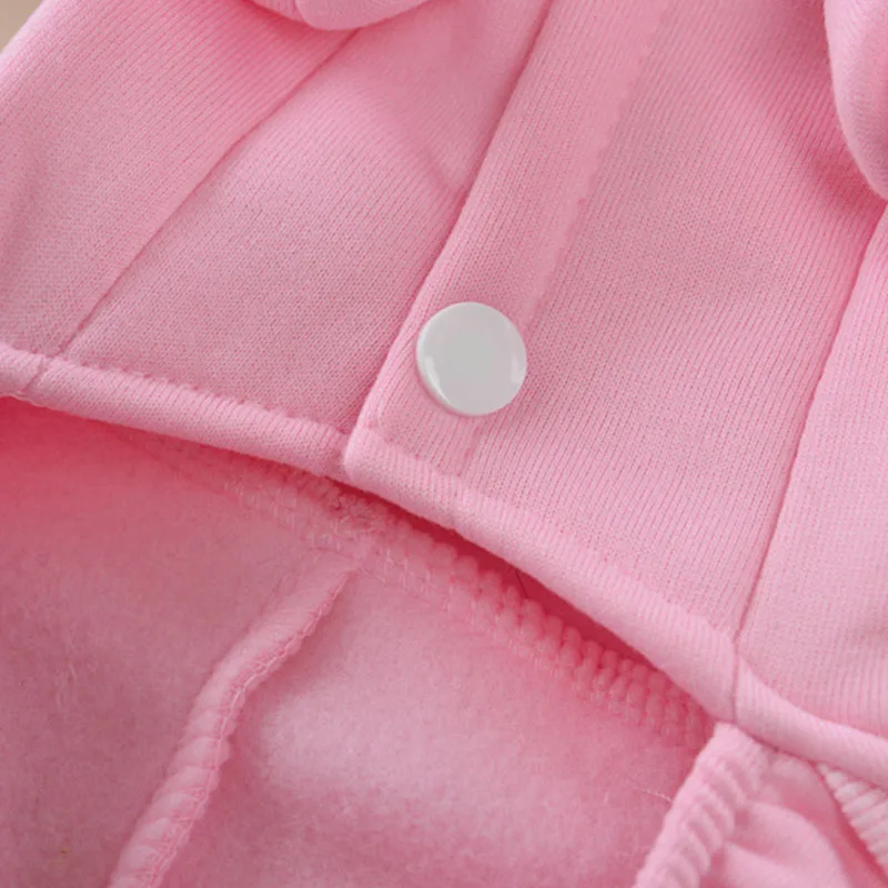 Lettered winter jumpsuit for small dogs and cats in multiple colors
