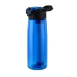 650 mL Tritan BPA-free filter water bottle with straw-style drinking in multiple colors
