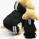 Lettered winter jumpsuit for small dogs and cats in multiple colors