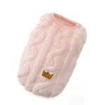 Soft fleece sweater vest for small dogs, puppies, and cats in a solid color