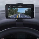 Universal ABS car dashboard phone holder for mobile phones up to 6.5 inches