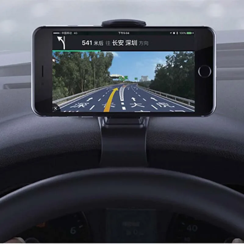 Universal ABS car dashboard phone holder for mobile phones up to 6.5 inches